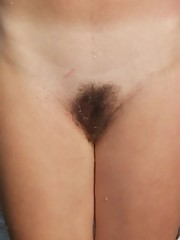 Hairy girl wife show bush porn pics